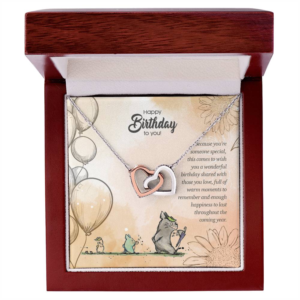 Warm Love - Interlocking Hearts Necklace