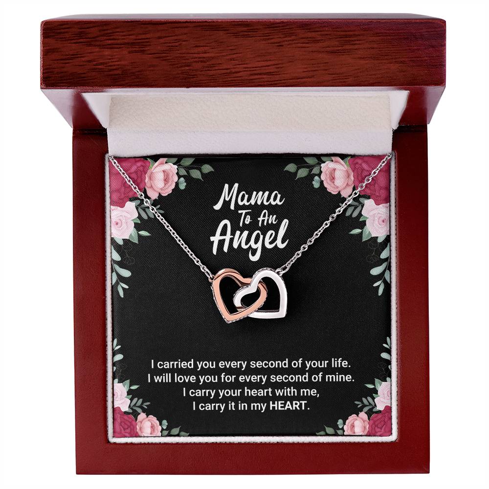 Miscarriage Necklace Interlocking Hearts Necklace