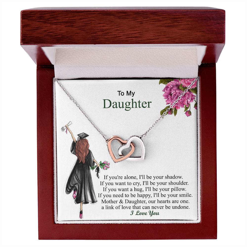 Graduation Gift For Her Graduation Day - Necklace Interlocking Hearts Necklace