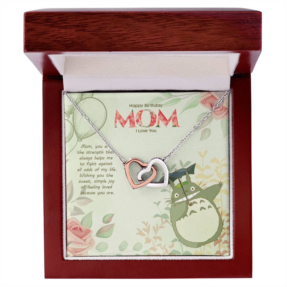 Our Strength Provider! - Interlocking Hearts Necklace