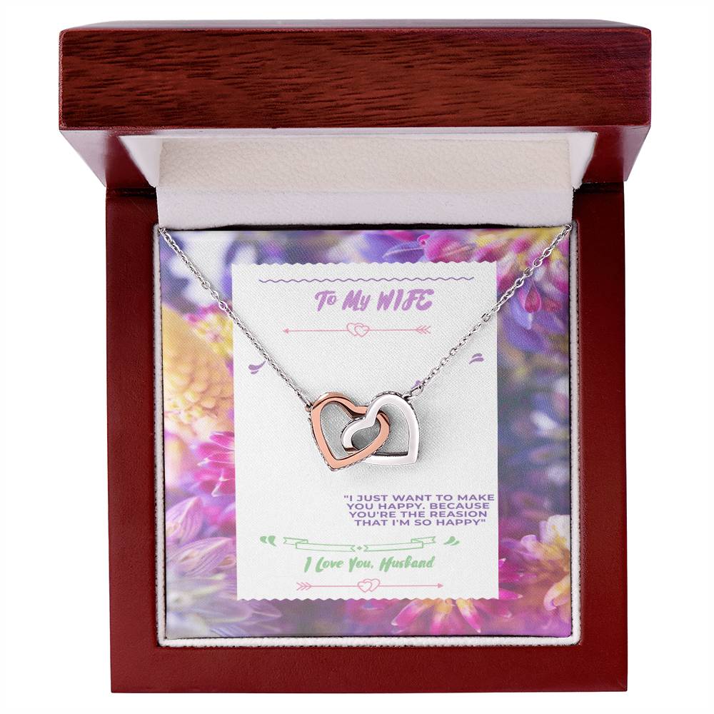 The Best Birthday Gifts For Your Wife Interlocking Hearts Necklace