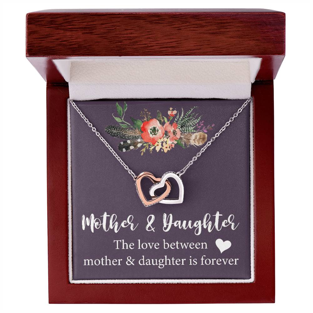 Mother Daughter Gift Necklace Mother'S Day Gift Mother'S Day Necklace Gifts For Mom Interlocking Hearts Necklace