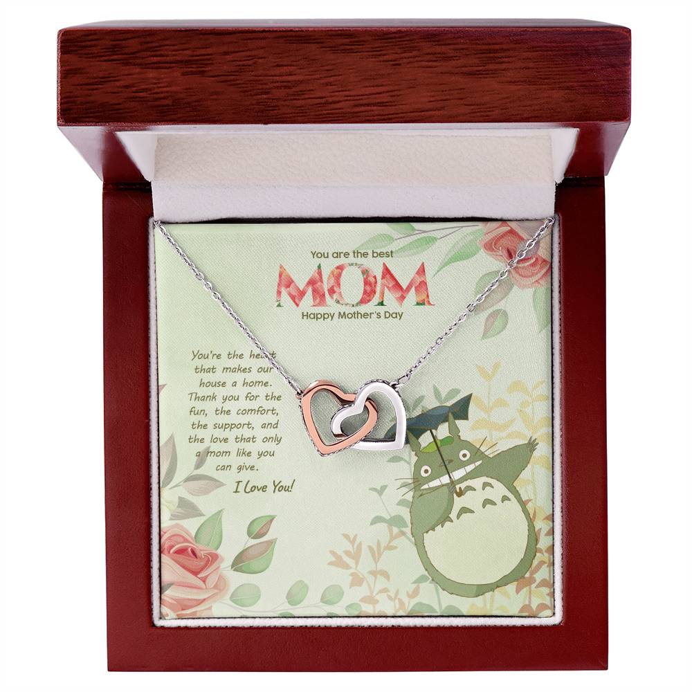 Special Edition You Are The Best Mom! Interlocked Hearts Tm2V4 Interlocking Hearts Necklace