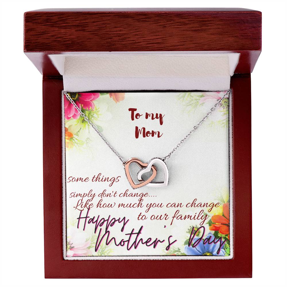 Mother'S Day Necklace Gift For Mom Mothers Day Gift To My Mom Necklace For Mom Mom'S Day Gift Mother Day Gift Set Interlocking Hearts Necklace