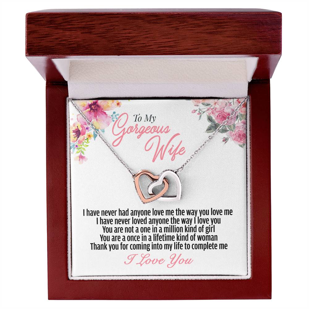 Once In A Lifetime Interlocking Hearts Necklace