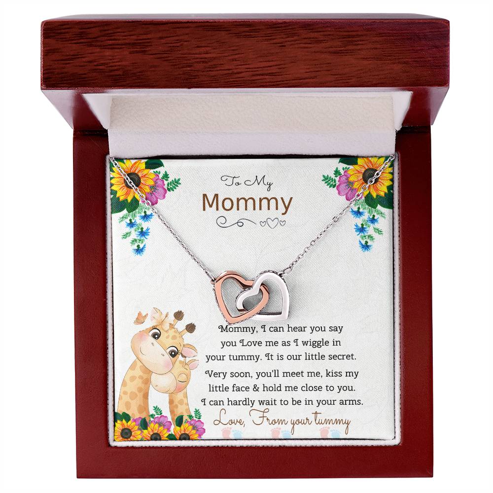 Love From Tummy Interlocking Hearts Necklace