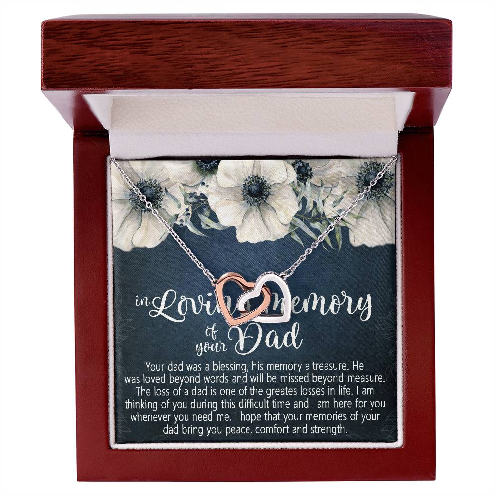 Godmother & Godson Necklace Gift For Godmother Godmother Gift Interlocking Hearts Necklace For Godmother Cute Gift For Godmother