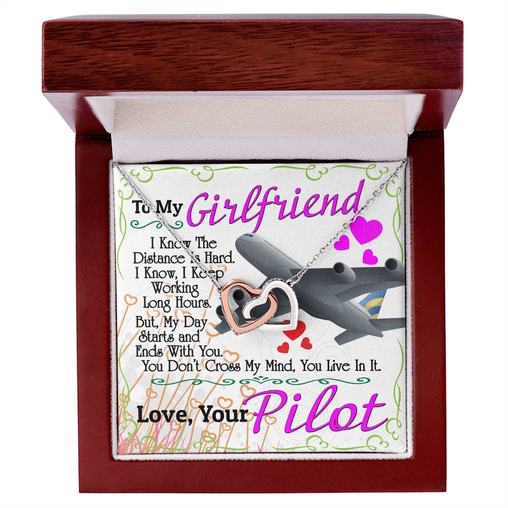 Pilot'S Girlfriend - Interlocking Heart Necklace Interlocking Hearts Necklace
