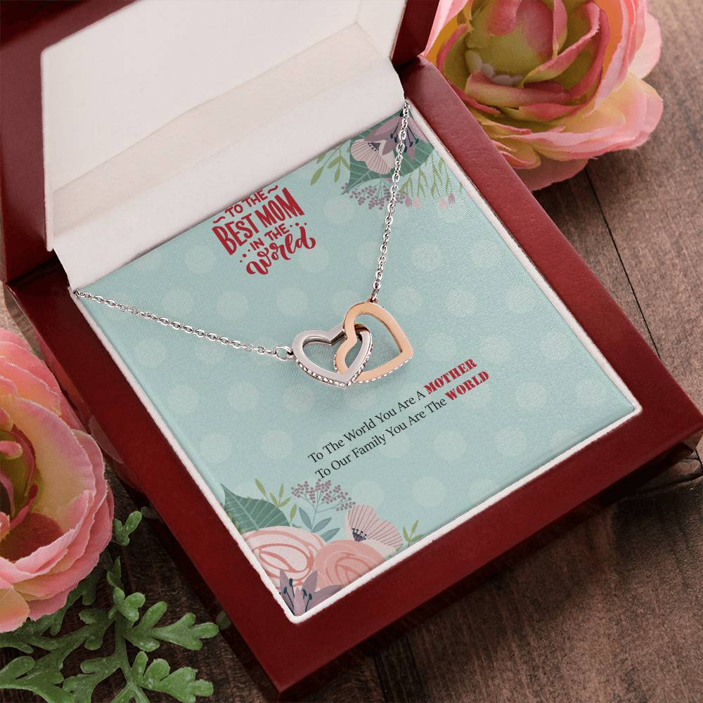 Mothers Day Gift For Mom Mothers Day Gift From Son Mothers Day Gift From Daughter Mothers Day Necklace Interlocking Hearts Necklace