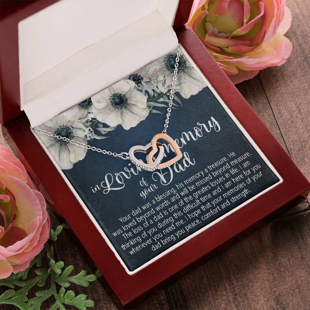 Godmother & Godson Necklace Gift For Godmother Godmother Gift Interlocking Hearts Necklace For Godmother Cute Gift For Godmother