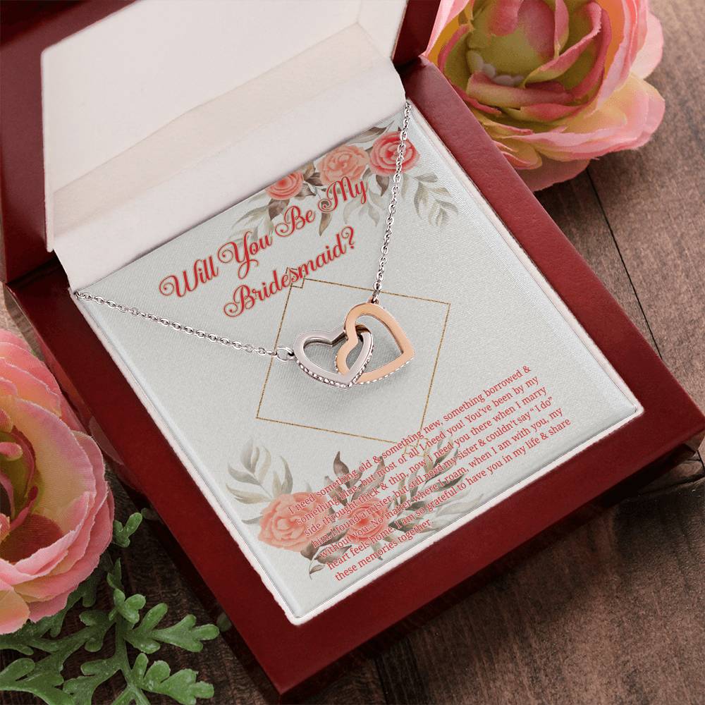 Interlocking Hearts Bridesmaid Necklace Gift Perfect Us Gifts Interlocking Hearts Necklace