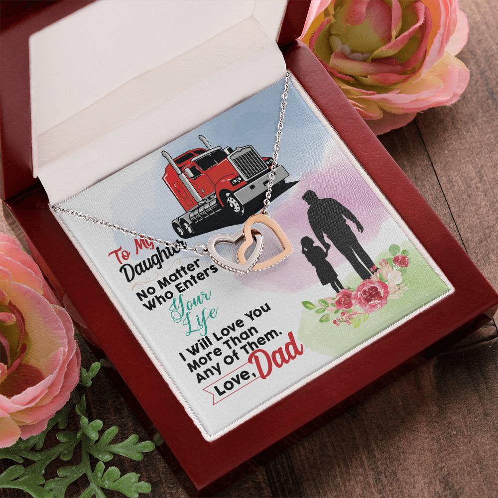 Trucker'S Daughter - Interlocking Heart Necklace Interlocking Hearts Necklace