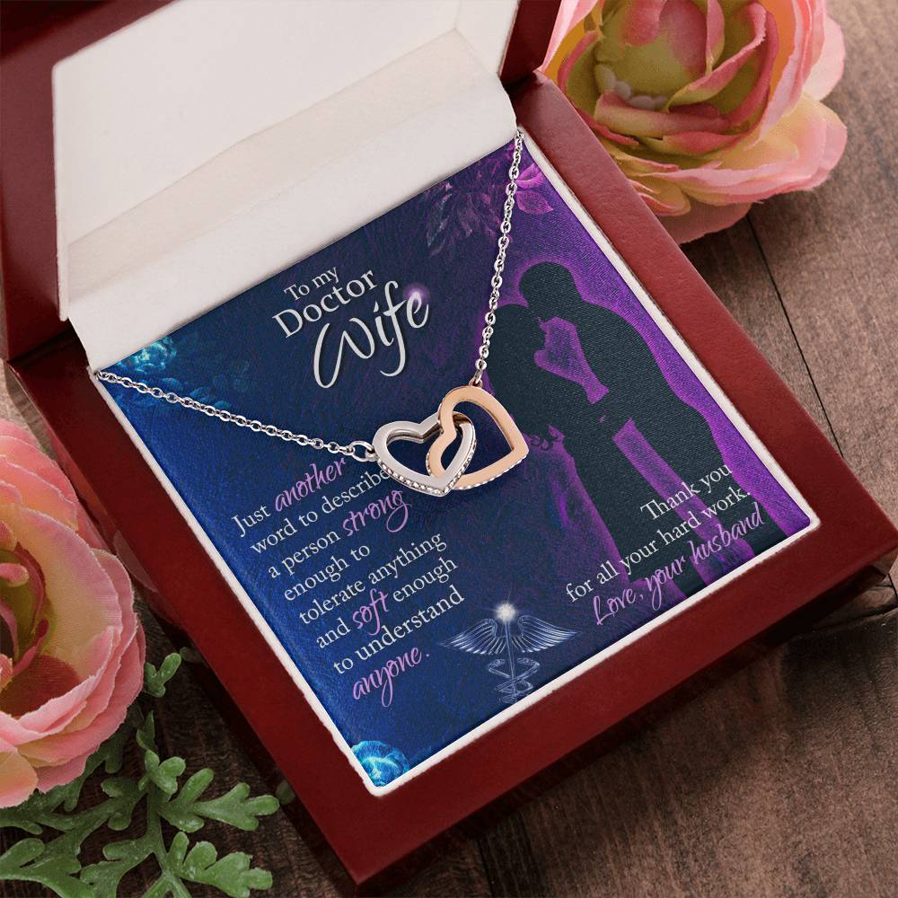 Interlocking Hearts Necklace Nurse Graduation Gift Nurse Gift Nurse Necklace Future Nurse Gift Gift For Nurse