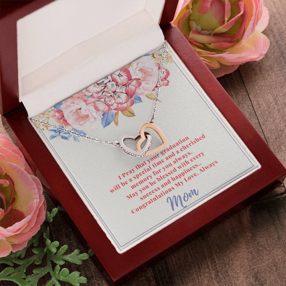 Graduation Gifts For Daughter From Mom Interlocking Hearts Necklace