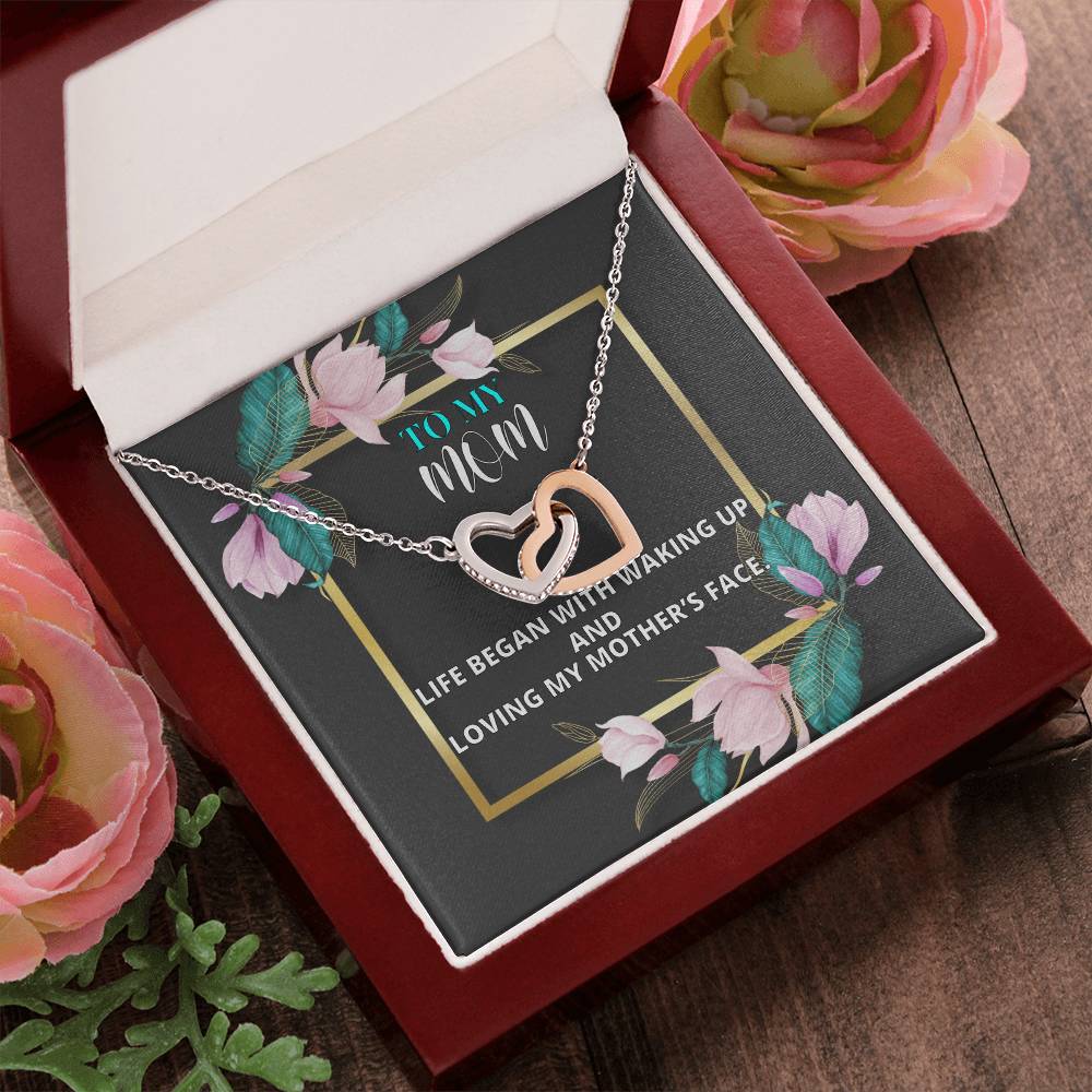 Mothers Day Gift From Daughter Son - Mother Necklace Gifts For Mom Mom Necklace Interlocking Hearts Interlocking Hearts Necklace
