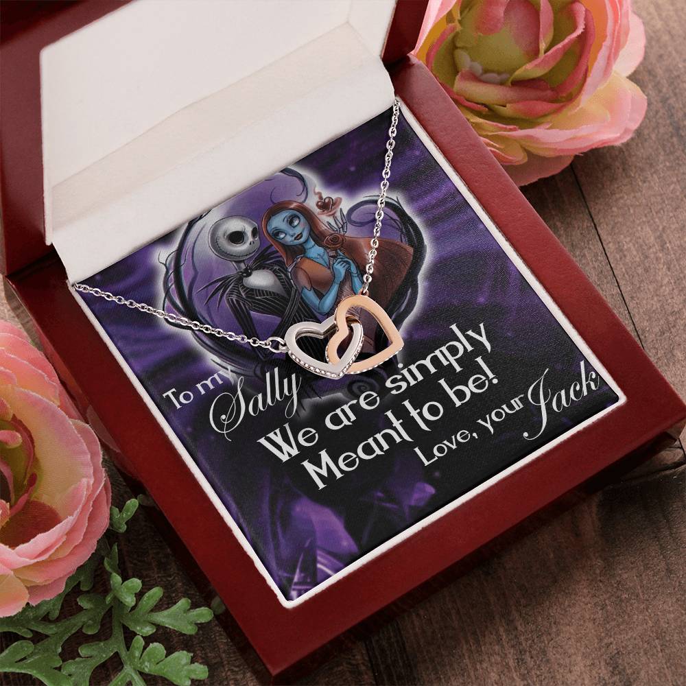 To My Sally Interlocking Interlocking Hearts Necklace