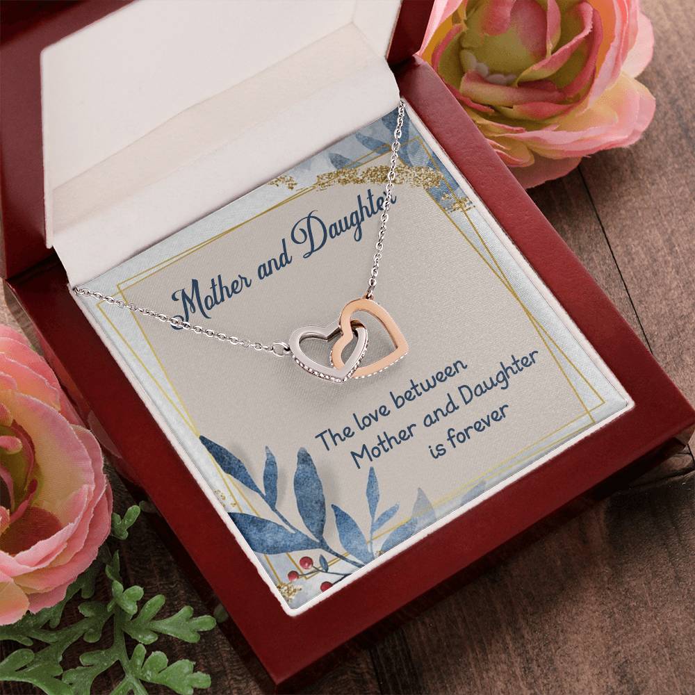 Mother Daughter Necklace Mother Daughter Jewelry Mother Necklace Gifts Mom Daughter Necklace Necklace Gifts For Mom From Daughter Interlocking Hearts Necklace