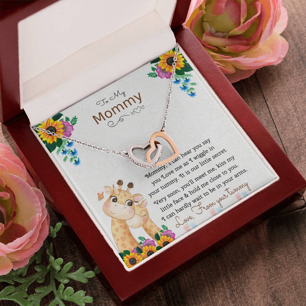 Love From Tummy Interlocking Hearts Necklace