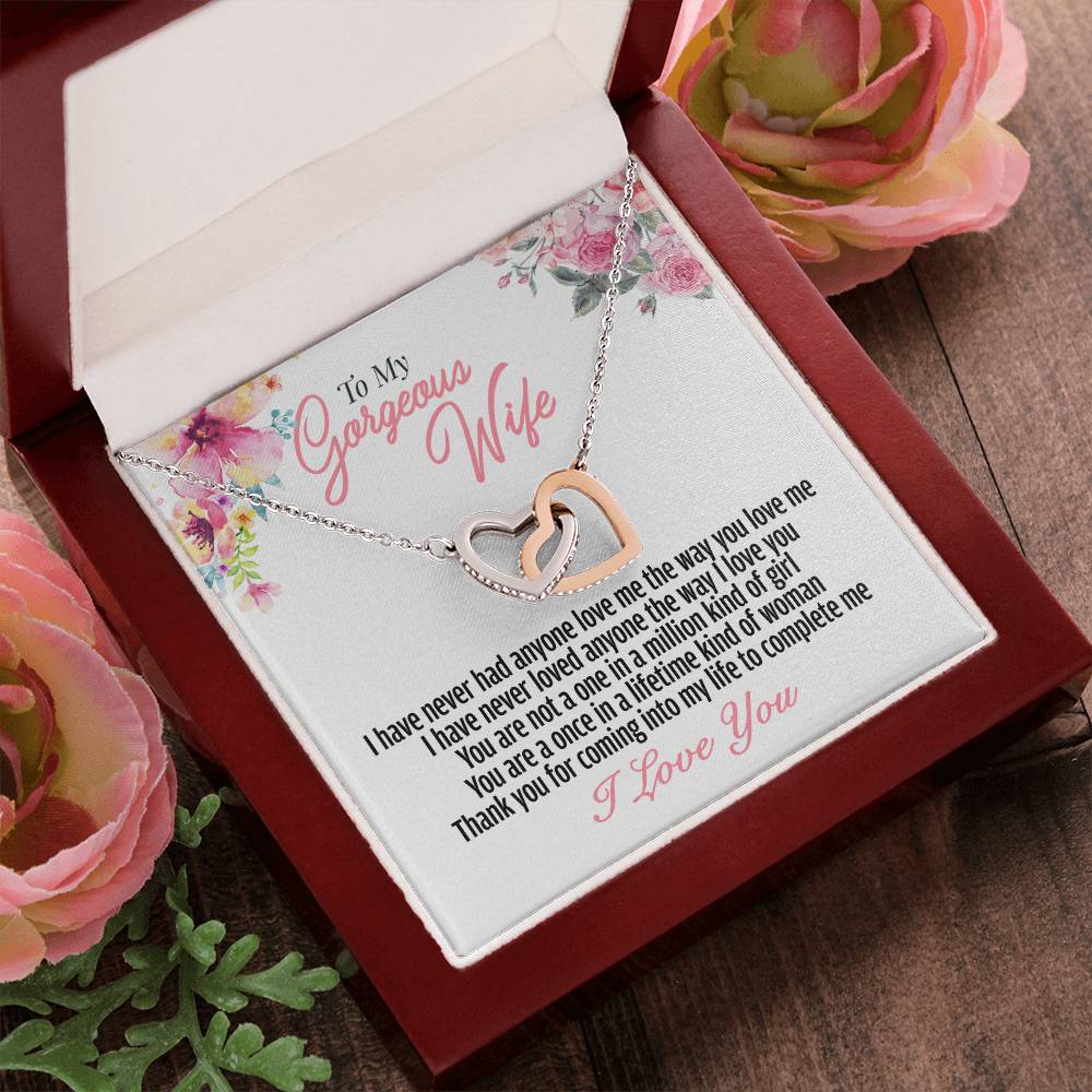 Once In A Lifetime Interlocking Hearts Necklace