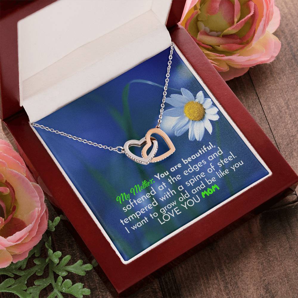 Mothers Day Gift From Daughter Son - Mother Necklace Gifts For Mom Mom Necklace Interlocking Hearts Interlocking Hearts Necklace