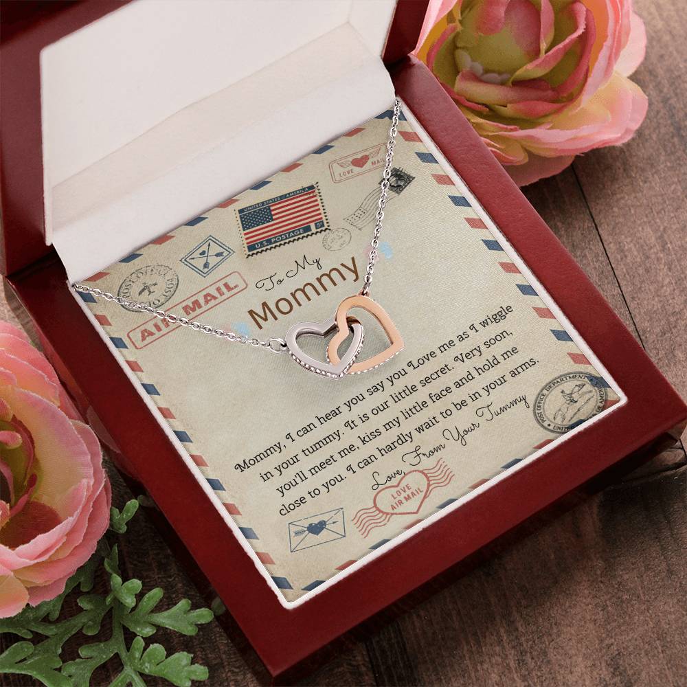 Love From Tummy Interlocking Hearts Necklace