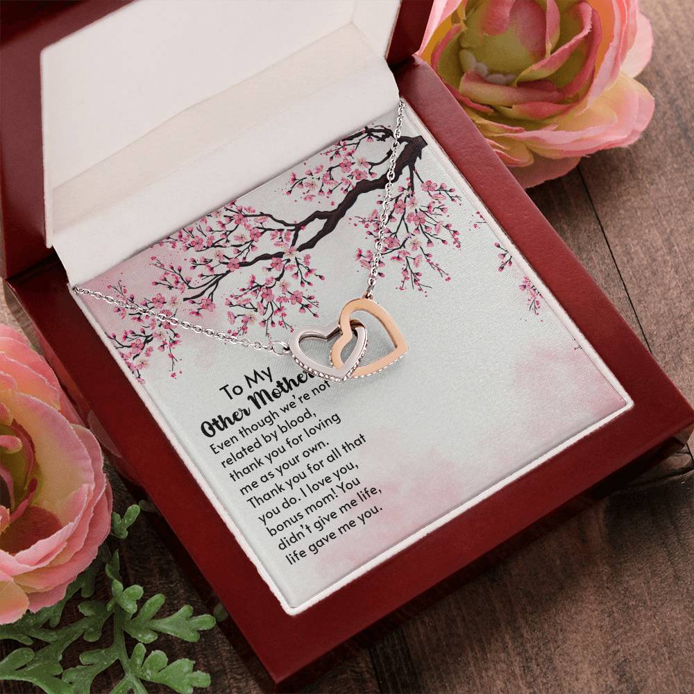 To My Mother - Interlocking Hearts Necklace