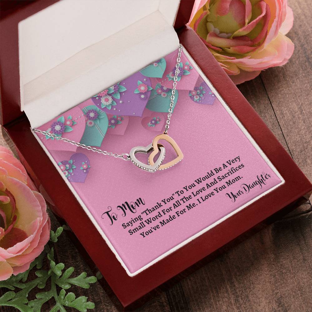 The Perfect Gift For Mom On Any Occasion Interlocking Hearts Necklace