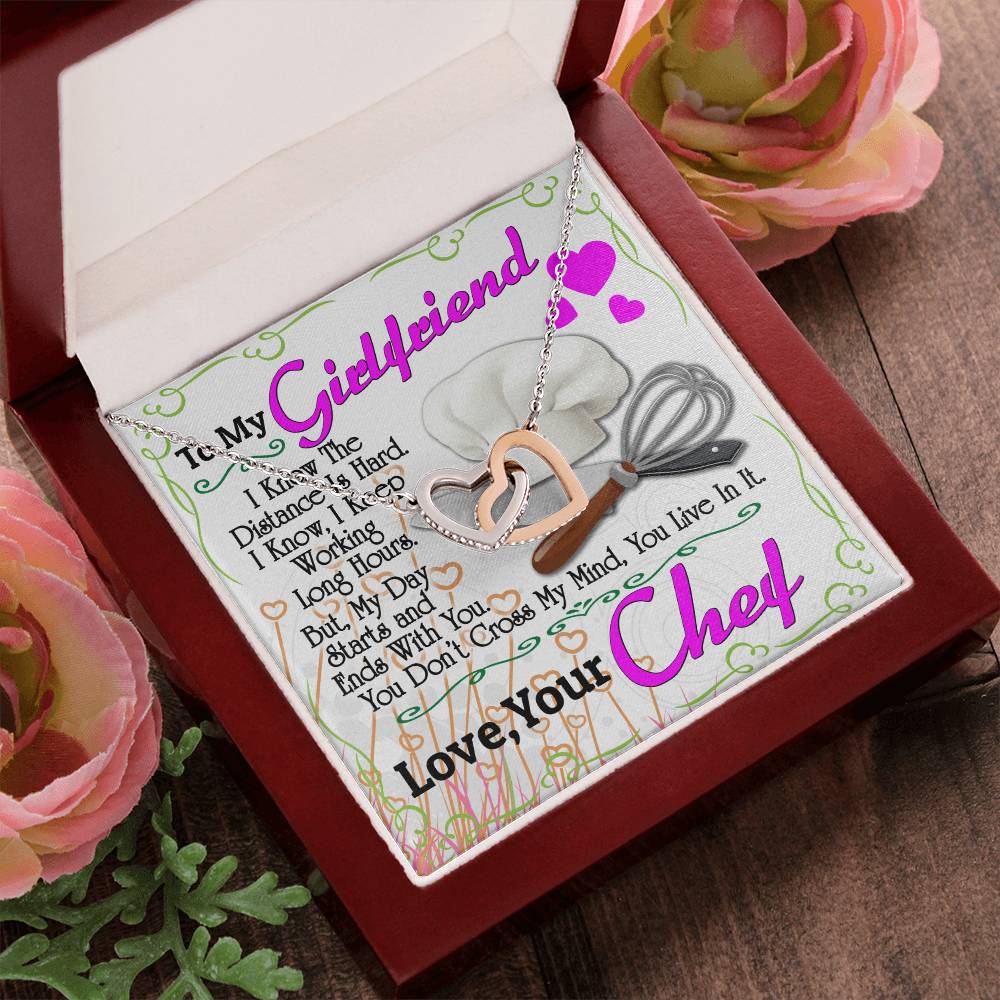 Chef'S Girlfriend - Interlocking Heart Necklace Interlocking Hearts Necklace
