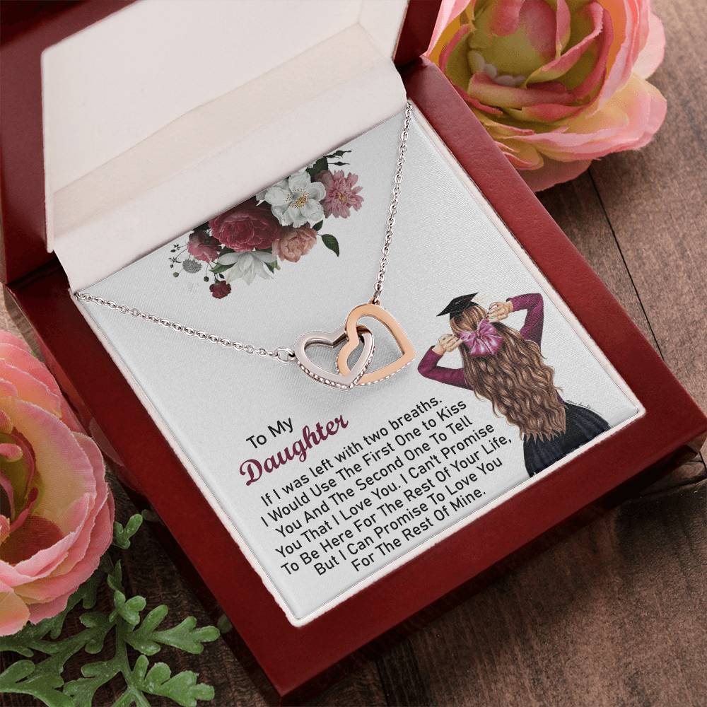 Graduation Gift For Daughter Graduation Day - Necklace Interlocking Hearts Necklace