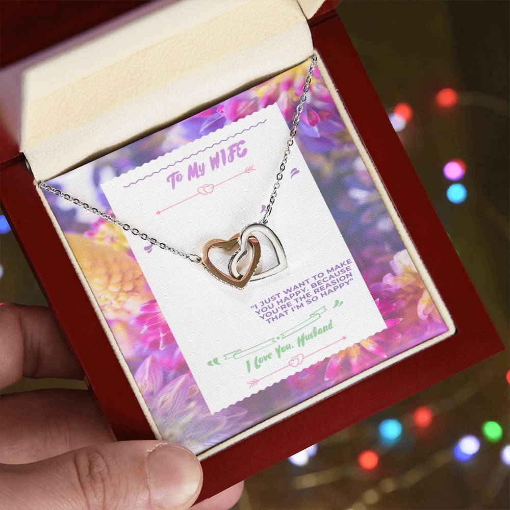 The Best Birthday Gifts For Your Wife Interlocking Hearts Necklace
