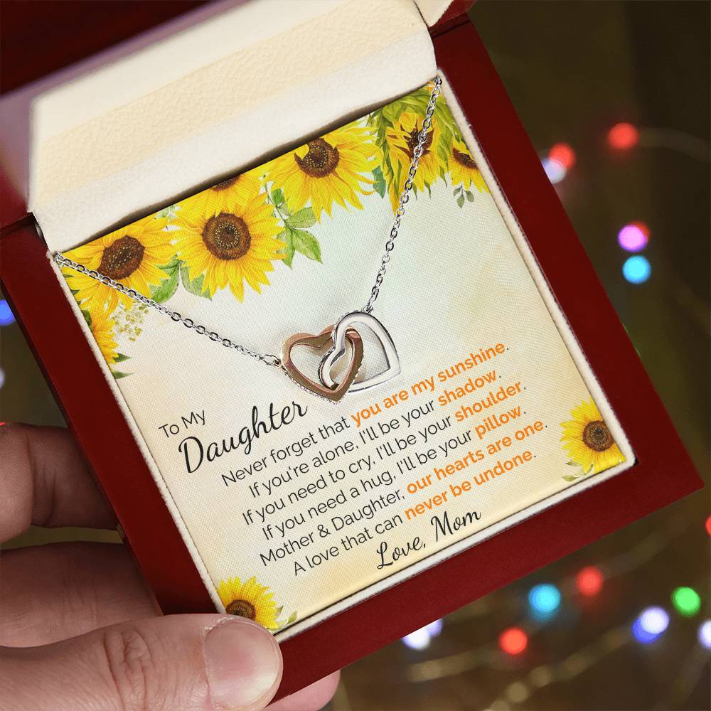 You Are My Sunshine Interlocking Hearts Interlocking Hearts Necklace