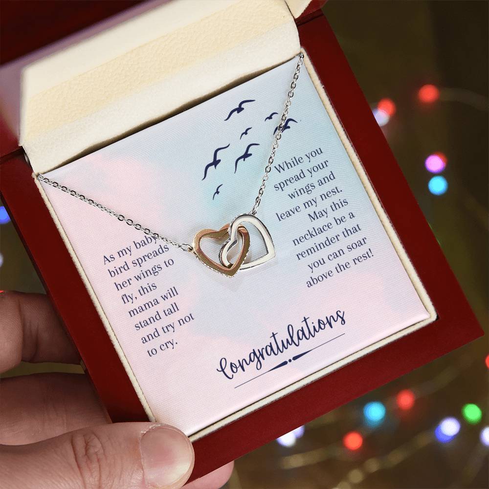 Interlocked Heart Neckless - Graduation Day Interlocking Hearts Necklace