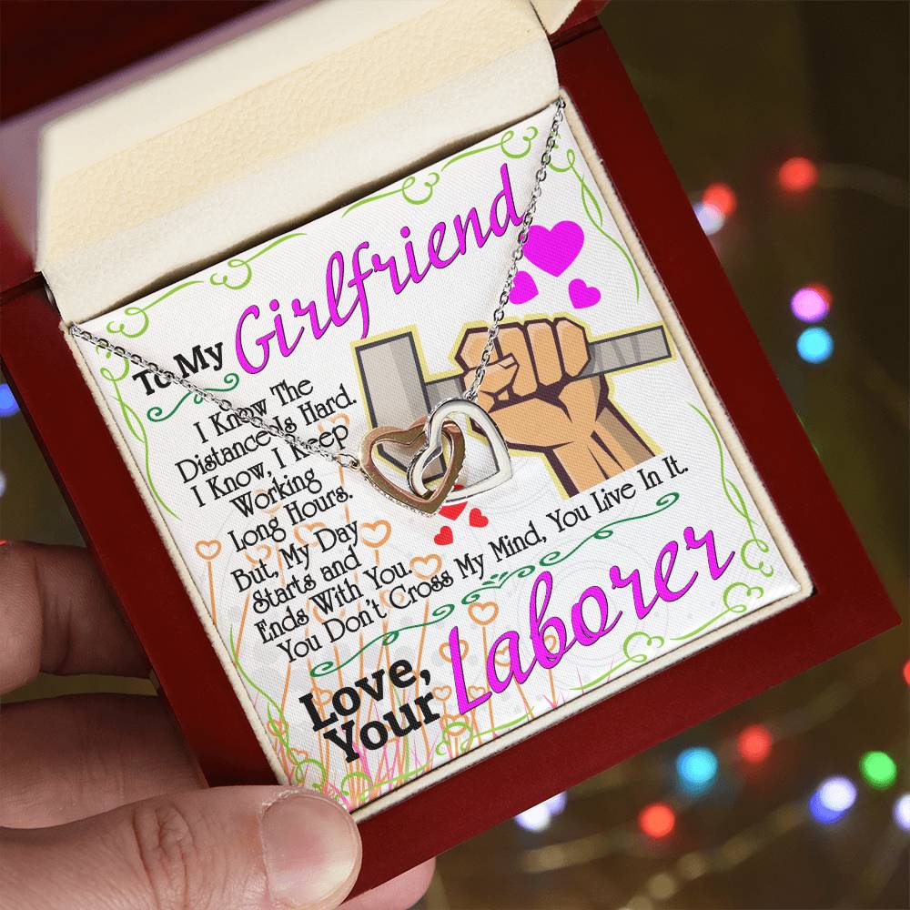Laborer'S Girlfriend - Interlocking Heart Necklace Interlocking Hearts Necklace
