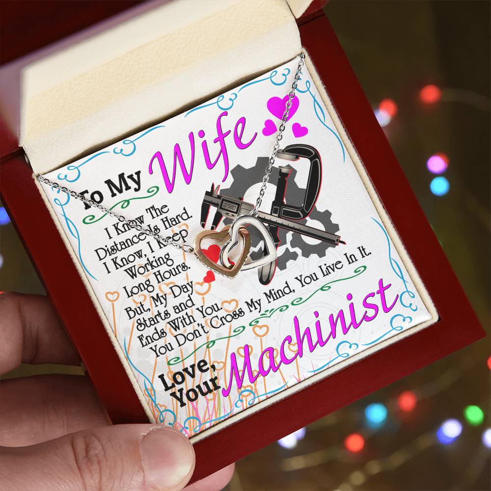 Machinist'S Wife - Interlocking Heart Necklace Interlocking Hearts Necklace