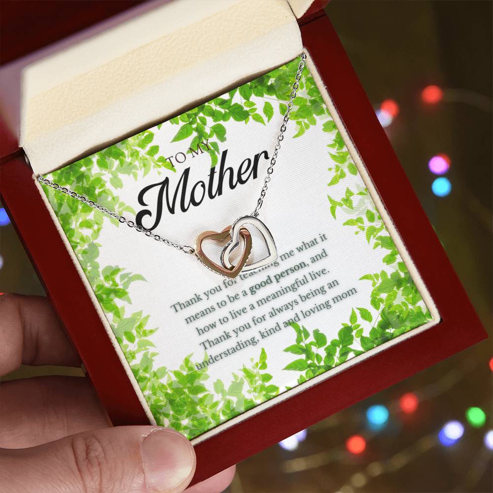 Never-Ending Love Interlocking Hearts Necklace