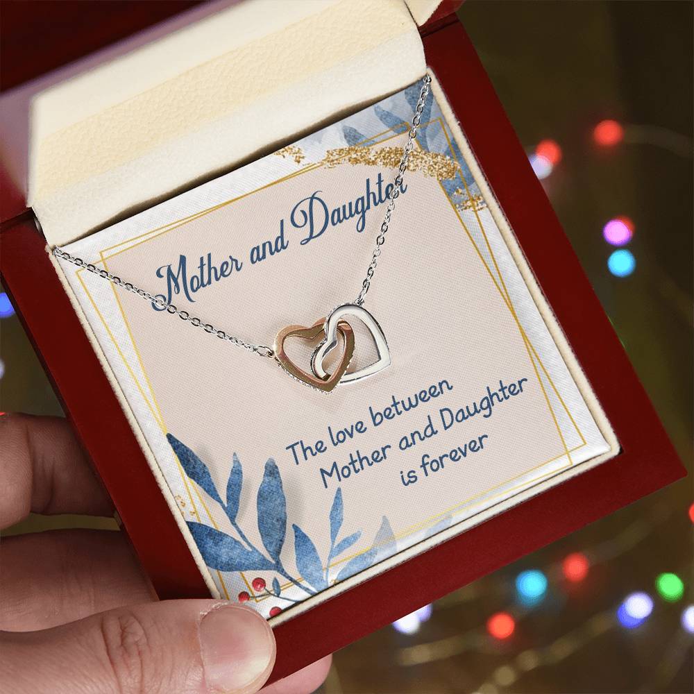 Mother Daughter Necklace Mother Daughter Jewelry Mother Necklace Gifts Mom Daughter Necklace Necklace Gifts For Mom From Daughter Interlocking Hearts Necklace