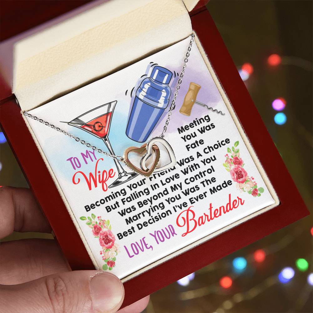 Bartender'S Wife - Interlocking Heart Necklace Interlocking Hearts Necklace
