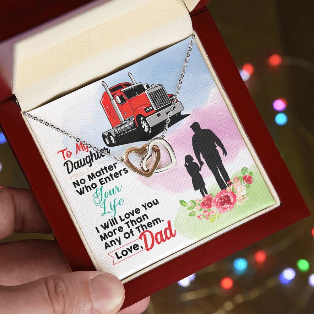 Trucker'S Daughter - Interlocking Heart Necklace Interlocking Hearts Necklace