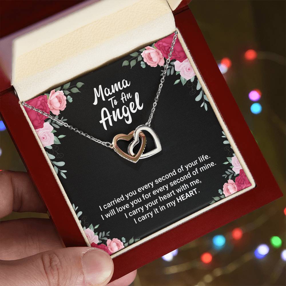 Miscarriage Necklace Interlocking Hearts Necklace