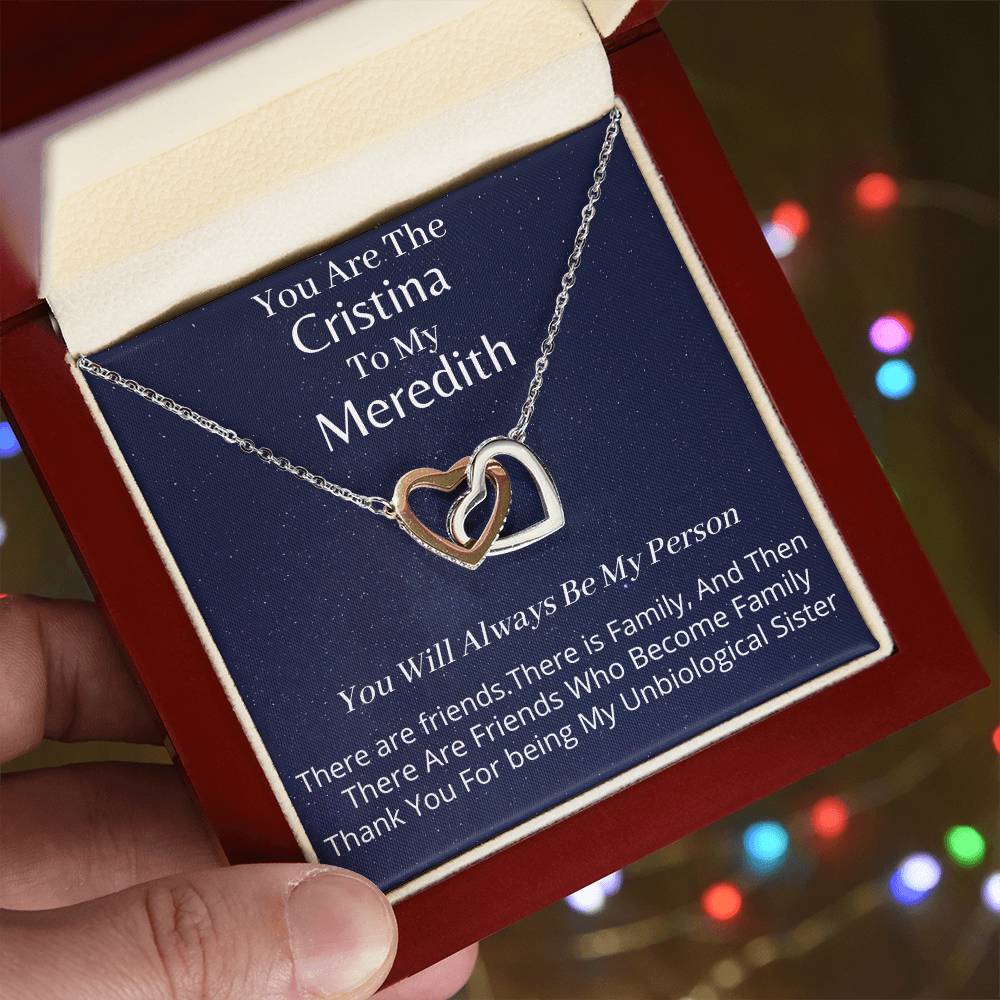 To My Person Nurse Week Special Interlocking Hearts Necklace