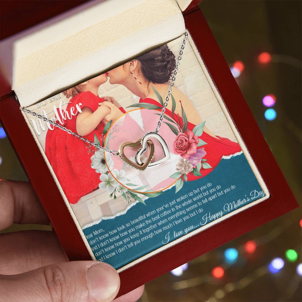 Sister Mother'S Day Gift Sister Necklace For Mothers Day Mothers Day Gift For Sister Gift For Sister On Mother'S Day Sister Jewelry Interlocking Hearts Necklace