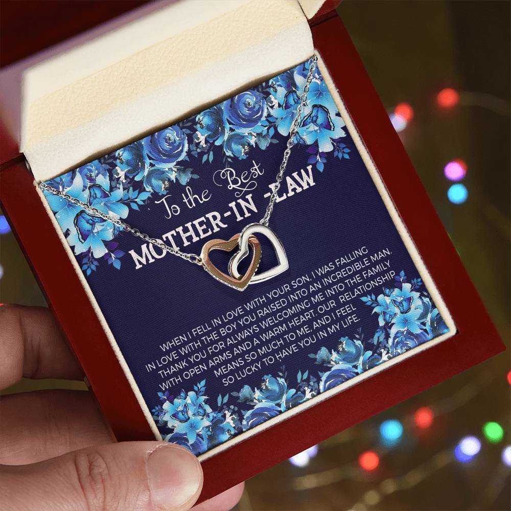 Mothers Day Gift From Daughter Son - Mother Necklace Gifts For Mom Mom Necklace Interlocking Hearts Interlocking Hearts Necklace