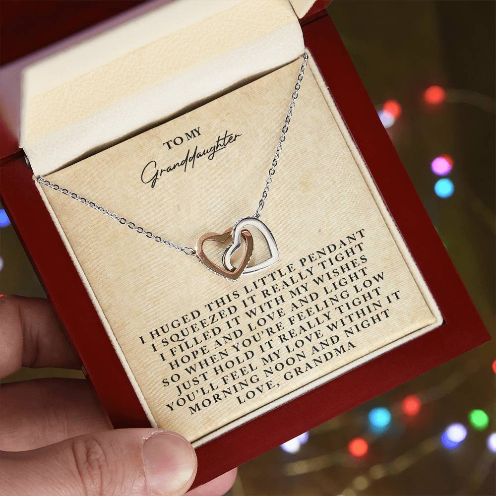 Give Her The Gift She Will Always Remember?? - Interlocking Necklace Interlocking Hearts Necklace