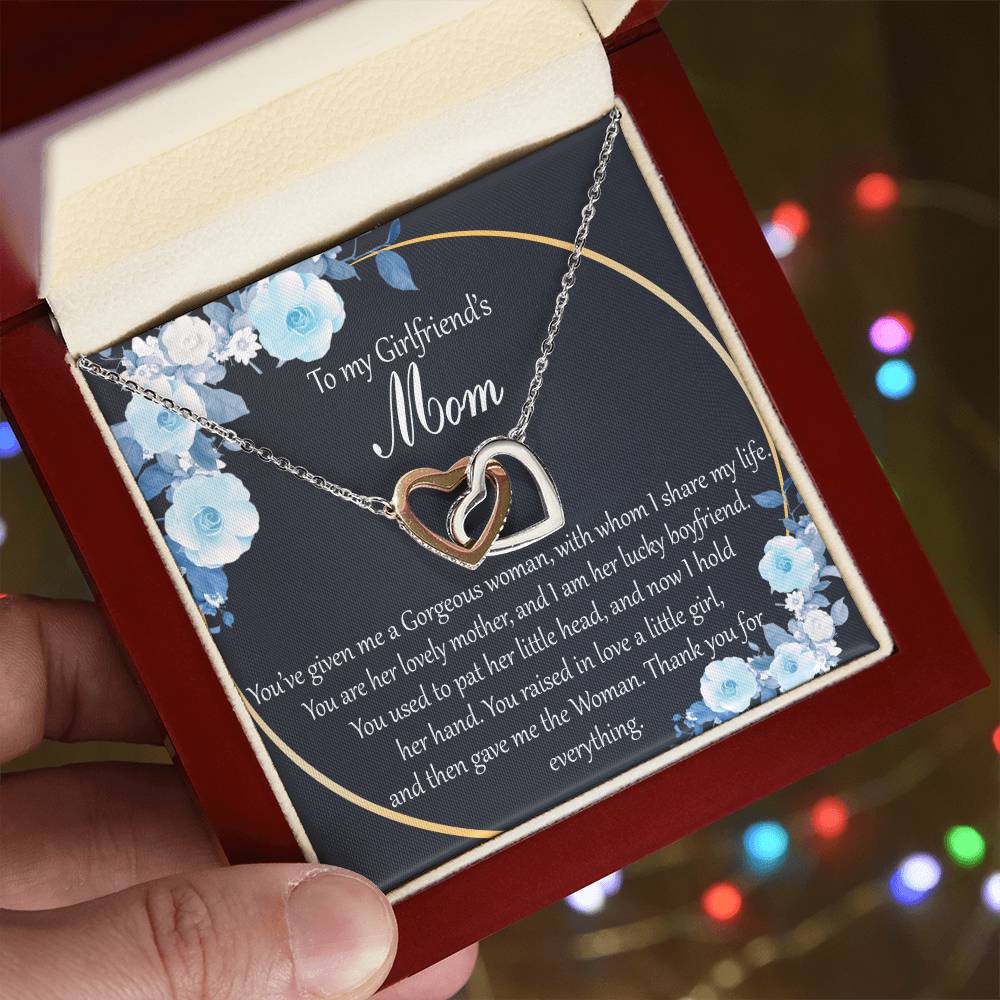 Interlocking Hearts To My Girlfriend’S Mom You’Ve Given Me A Gorgeous Woman With Whom I Share My Life Interlocking Hearts Necklace