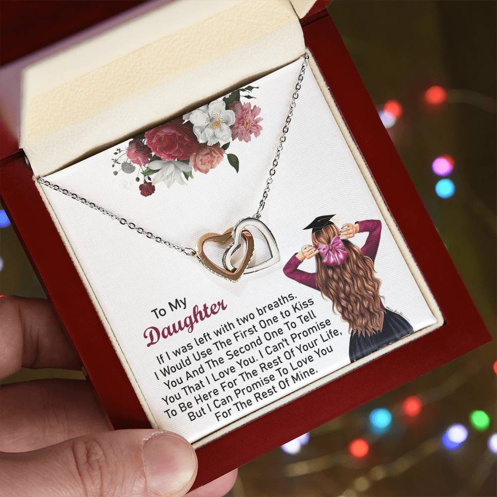 Graduation Gift For Daughter Graduation Day - Necklace Interlocking Hearts Necklace