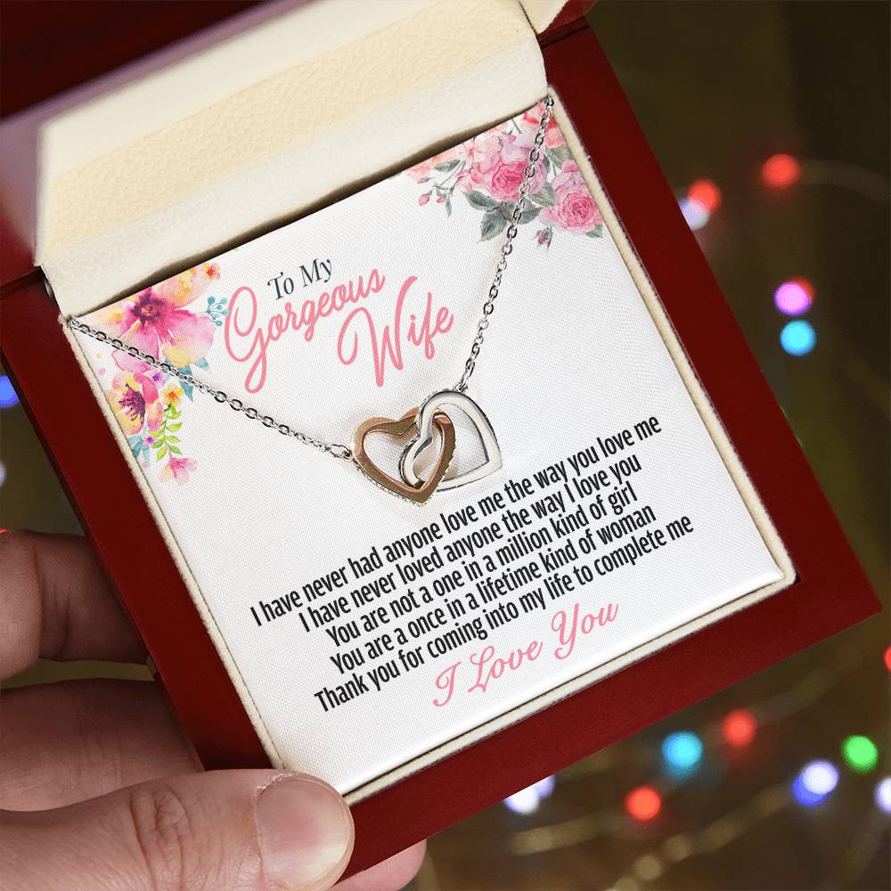 Once In A Lifetime Interlocking Hearts Necklace