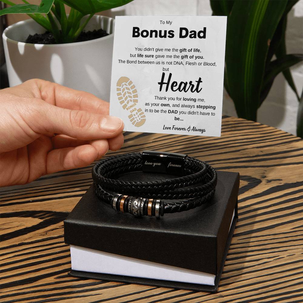 Bonus Dad Heart Love You Forever Bracelet - Love You Forever Bracelet
