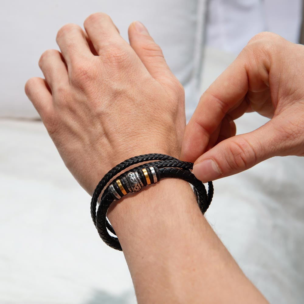 To My Grandson - Love You Forever - Light - Love You Forever Bracelet
