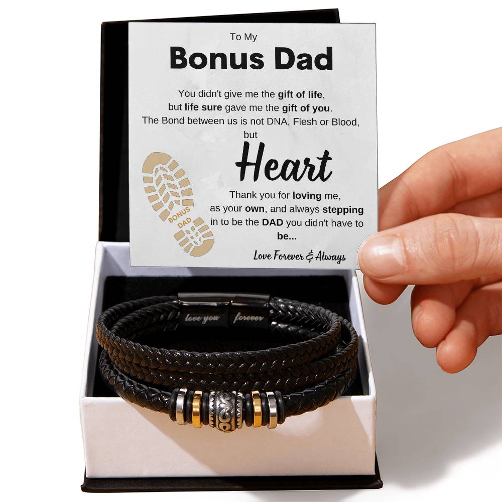 Bonus Dad Heart Love You Forever Bracelet - Love You Forever Bracelet