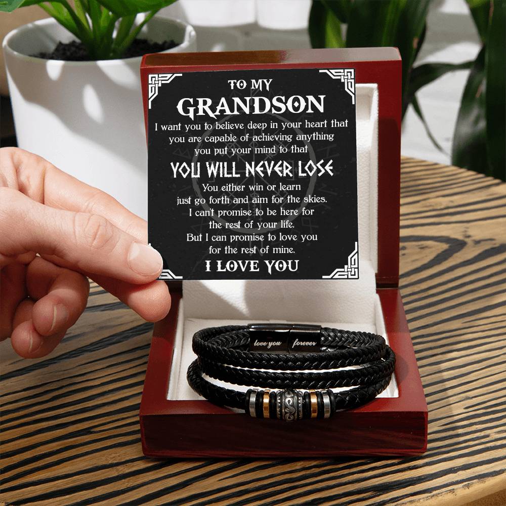 Grandson Bracelet - Love You Forever Bracelet